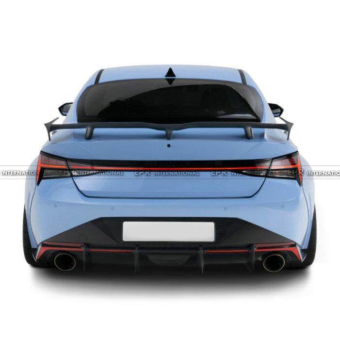 适用现代伊兰特Elantra/Avante 碳纤维改装件 NP款后扰流定风尾翼