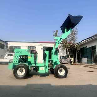 柴油907小型铲车装 载机四驱建筑工地家农用养殖场电动推土机清粪