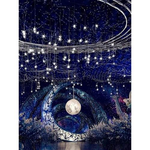 婚庆道具LED铜丝线灯串米粒灯婚礼创意灯背景星空吊顶铁丝网装饰