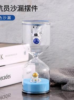宇航员计时器摆件高级装饰摆件