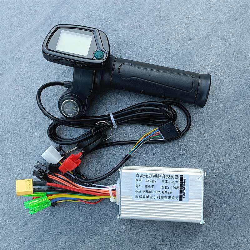 南京奥雄电子科技调速码表电动滑板车36V48V无刷控制器和7线 线转