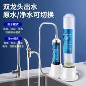 家用厨房史帝夫台式 双龙头出水直饮机净水器自来水过滤器厂家