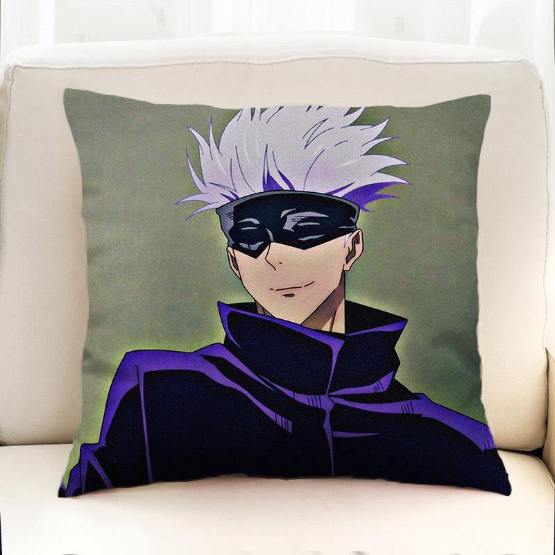 高档咒术回J周边动漫五悟老师抱枕条虎杖悠仁夏油战杰F礼物靠垫可