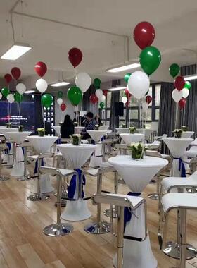 展桌吧台桌组圆形升降小桌鸡尾酒会桌圆AI-59965子高脚酒吧洽谈圆