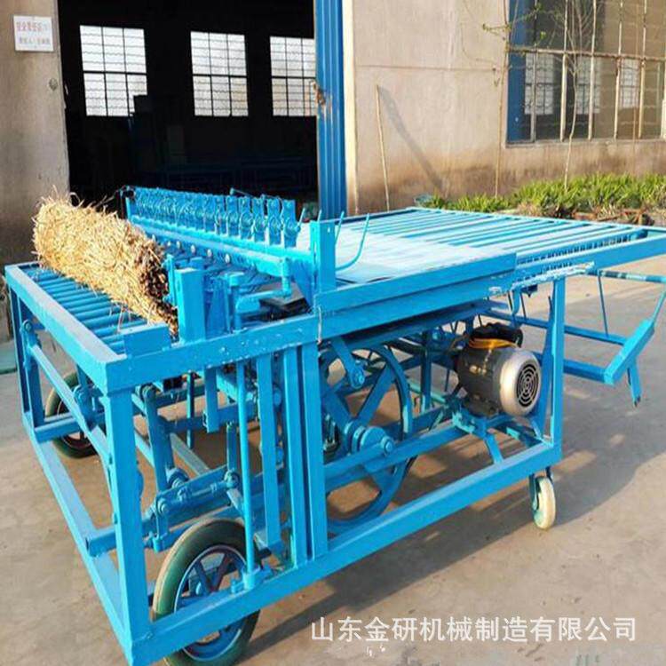农作物覆盖防风草毡机草栅草席大棚保温草被机树苗养护草帘机
