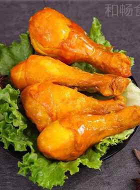 乡巴佬风味盐食焗大鸡腿100g五香卤味熟真空食休闲解馋零袋装GVX