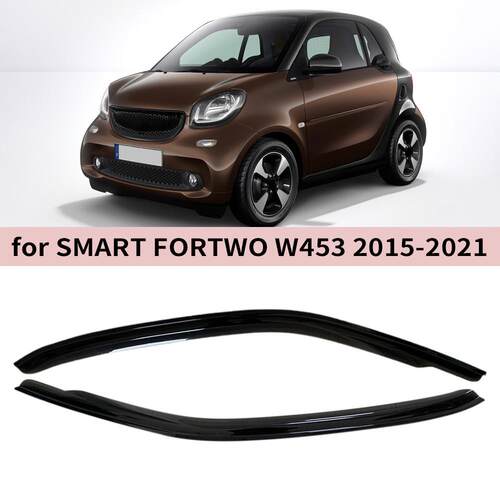 适用精灵SMART FORTWO W453 2015-2021晴雨挡侧窗导流板雨眉加厚