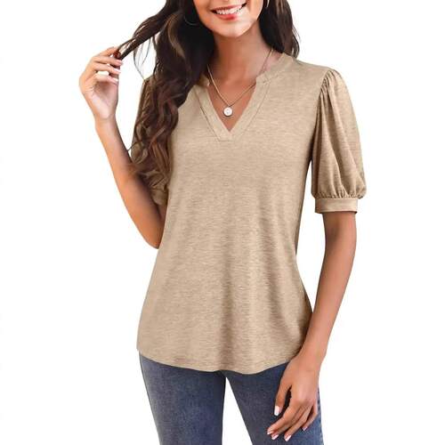 Minimalist Women'S Fashion Summer Pleated Button Lace Half