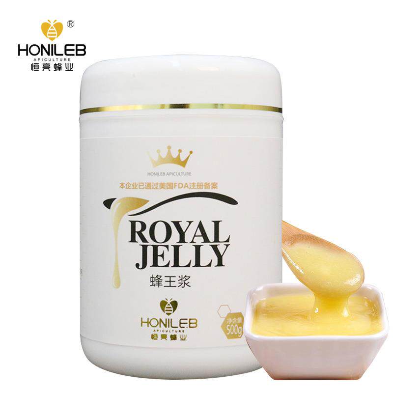 恒亮蜂王浆活性鲜王浆 蜂皇浆500g零售青海油菜花春浆