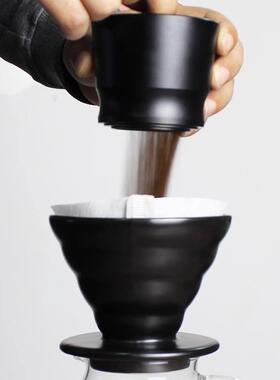 咖啡接粉器防飞尘ek43接粉杯布粉器58mm咖啡手柄均匀咖啡器具