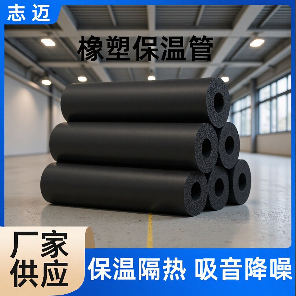 橡塑保温管防冻阻燃防火隔热