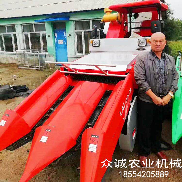 大型自走式玉米联合收获机全自动收割玉米机玉米联合收割机