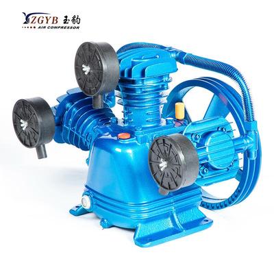 新款直销通用螺杆空压机泵头3.0千瓦活塞式空压机机头小型气泵三