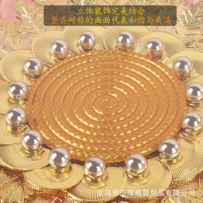 浩隆实物画客厅装饰画手工轻奢挂画三联壁画现代简约工厂