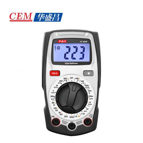CEM华盛昌数字万用表高精度全量程保护交直流电压电流测试DT-663H