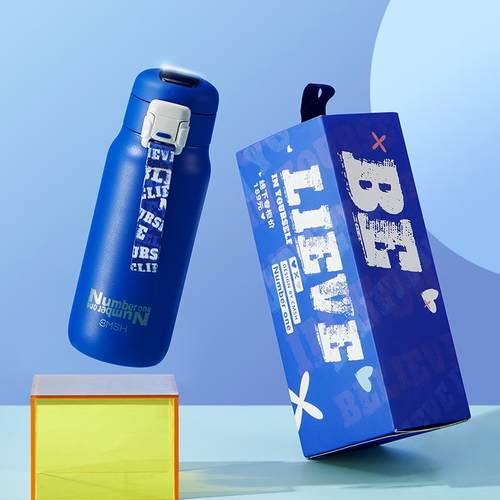 正品草莓生活学保温杯男款礼物保2冷杯子男0生高级感水杯新款2生4