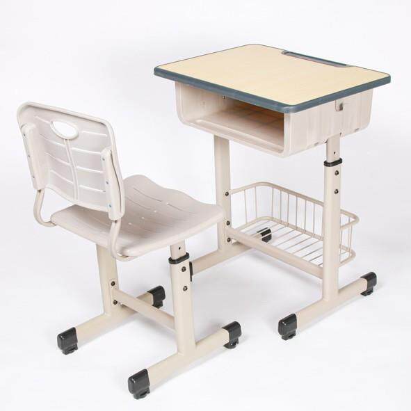 课桌椅简易单人可调降节补习专班学生上学厂484家升学生用小生
