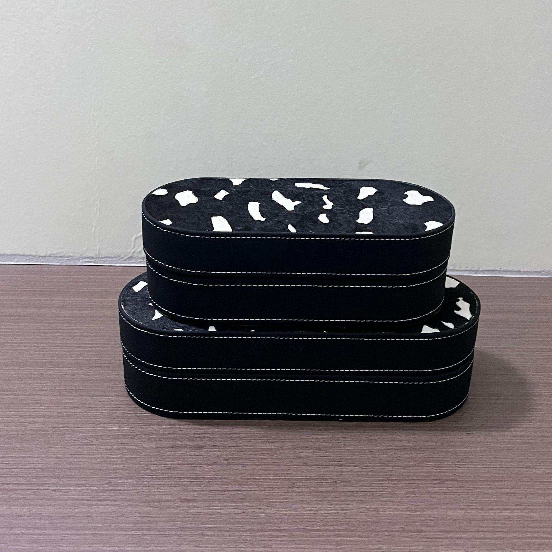 现代新中式首饰盒收纳盒样板房家居客厅酒柜轻奢卧室软装饰品摆件