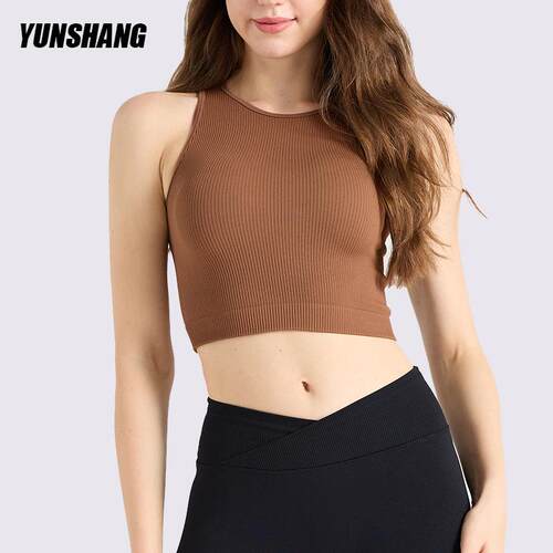 Single layer sports yoga bra, running and fitness