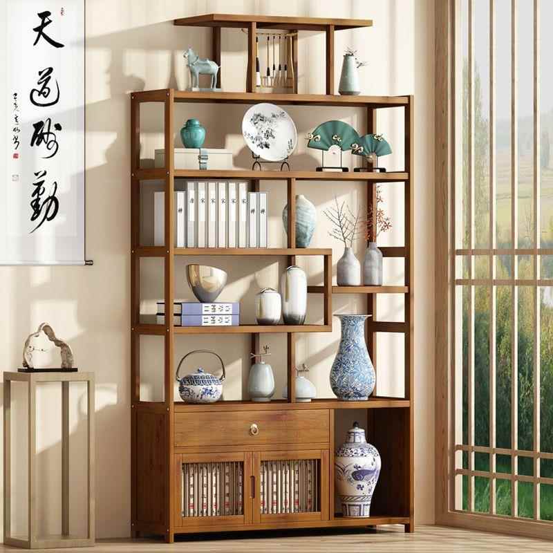 无品牌/中式置实木架博古架多宝阁物架古董书摆柜书架件仿古展示