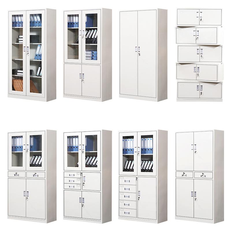 文柜办公柜钢制铁件皮柜带资料档案文件柜更柜凭证柜储物收纳锁柜