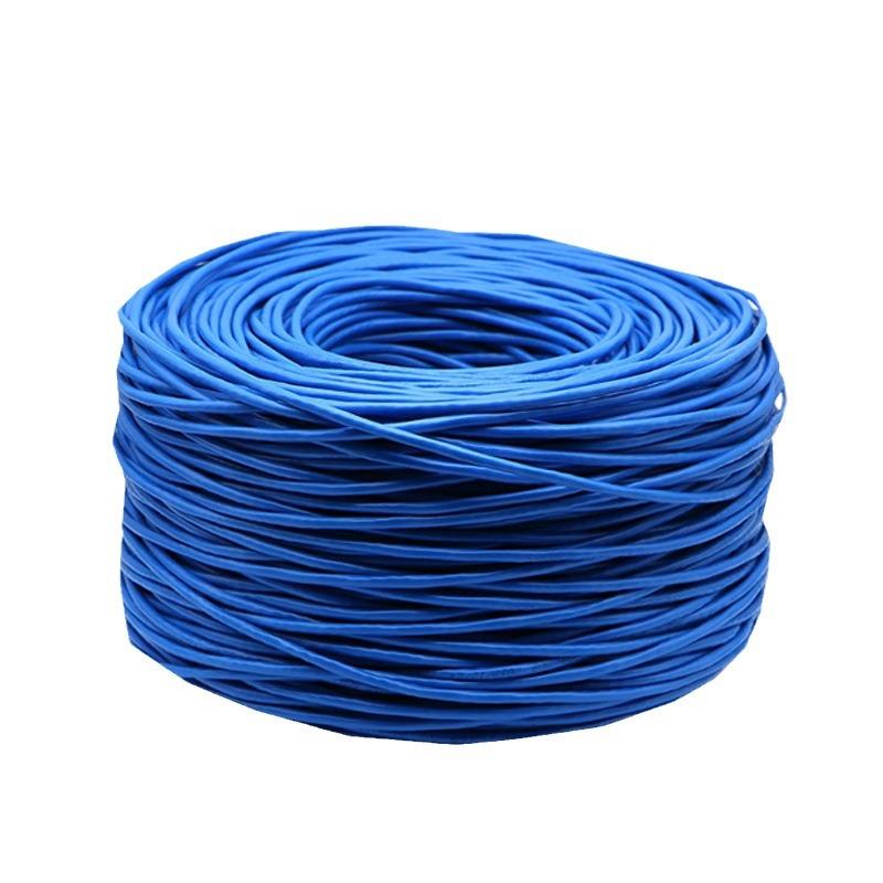 超六类网络线8芯0.58纯铜cat6网线无氧铜千兆网线300米箱