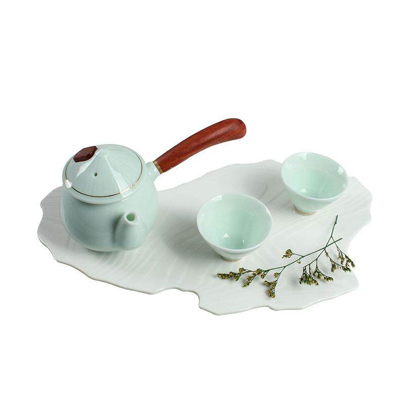 新中式茶具套装样板房样板间软装配套茶几摆设书房书桌茶具摆件