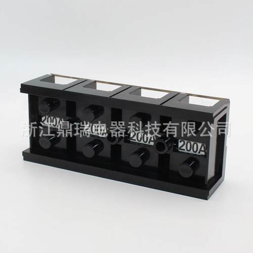 厂家直供(TC-2004)(200A4P)阻燃胶木加厚铜固定式大电流接线端子