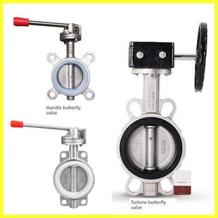 304 16P手动蝶阀Dn50 316不锈钢夹紧式 100软密封蝶阀 D71X 201