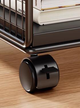 式电脑机主托架打机置印物架家用办公通用台带轮多层NJJ落地机箱