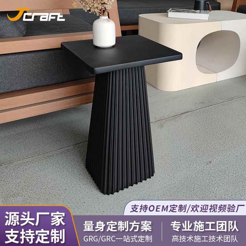 茶桌北欧轻奢方形水泥茶几现代简约创意网红家用小户型阳台小茶台