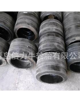 平板拖车实心轮胎22x9x16TR 22x10x16压配式实心轮胎