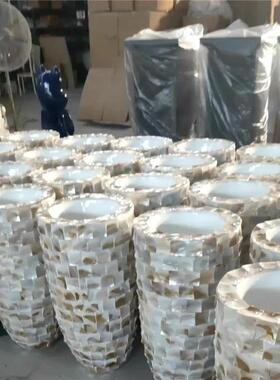 Sea model shell grower mother of pearl large shell mop floor