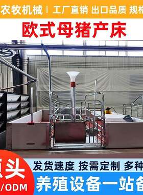 欧式母猪分娩产床养猪产床养猪料线养猪设备母猪产床全套