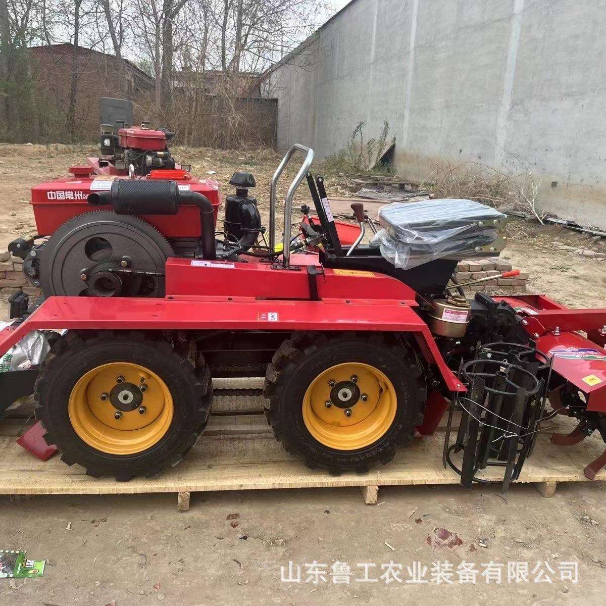 小型家用四轮旋耕机多功能柴油水冷大马力可搭配不同农具好操作