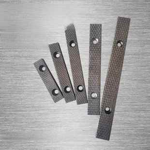 家用重型工作台虎钳口铁条配件口齿机扁钳6英寸8英寸铸铁防滑钳口