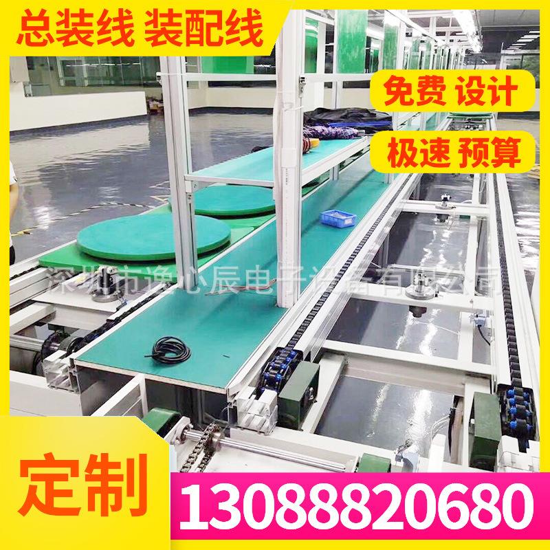 厂家交换机总装减速线设计厂区规划自动功能托盘夹抱机重型滚筒线