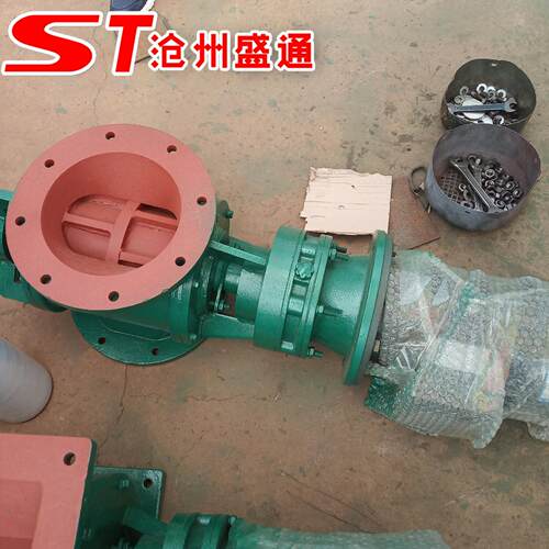粉煤灰物料卸灰阀DN 200除尘卸料器 方口叶轮给料机