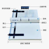 350压痕机 小型名片照片贺卡彩页压线纸页机折痕机折 手动A3