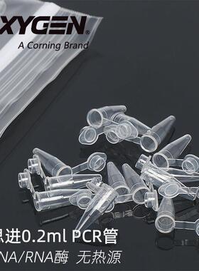 正品Pcr-02- c 0.2ml平板盖Pcr薄壁离心管无酶Dna/Rna非热源200Ul