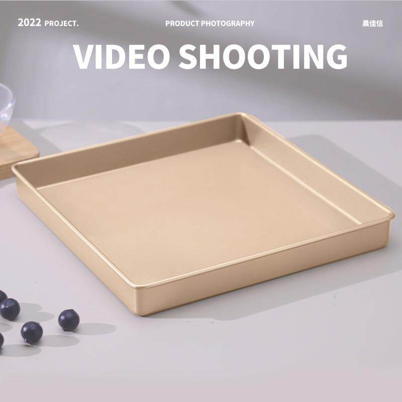 烤盘烘焙专用工具28x28方形雪花酥瑞士卷毛巾蛋糕卷模具烤箱家用