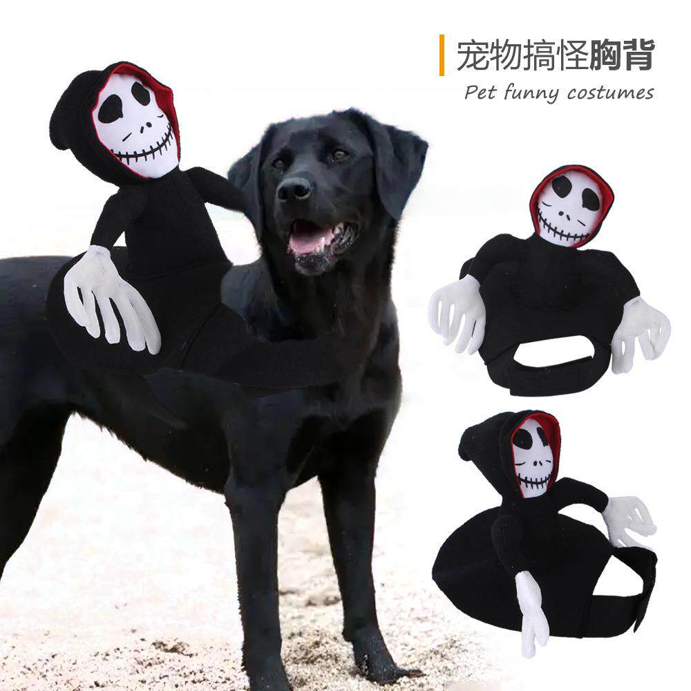 跨境厂家新款 宠物小鬼骑马装狗狗变身装cospaly万圣节猫咪衣服