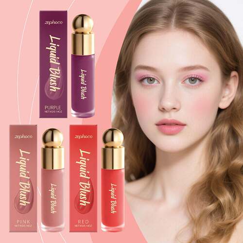 Zephoco Hydrating Liquid Blush Series: Sculpting, Long-lasti