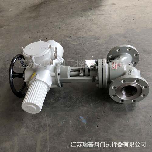 江苏贝尔J941H-40CDN100高温蒸汽管道法兰电动截止阀AC80V