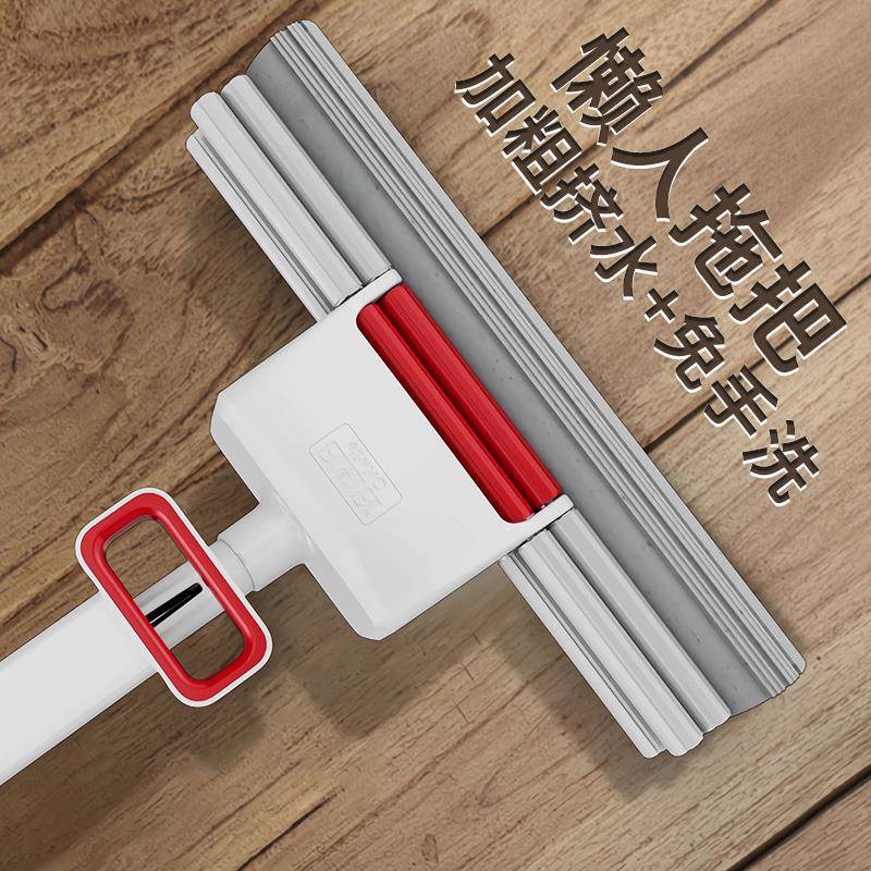 【好妇-胶媳棉拖】海绵拖把家把款用新免无品牌/手洗吸水地拖拖地