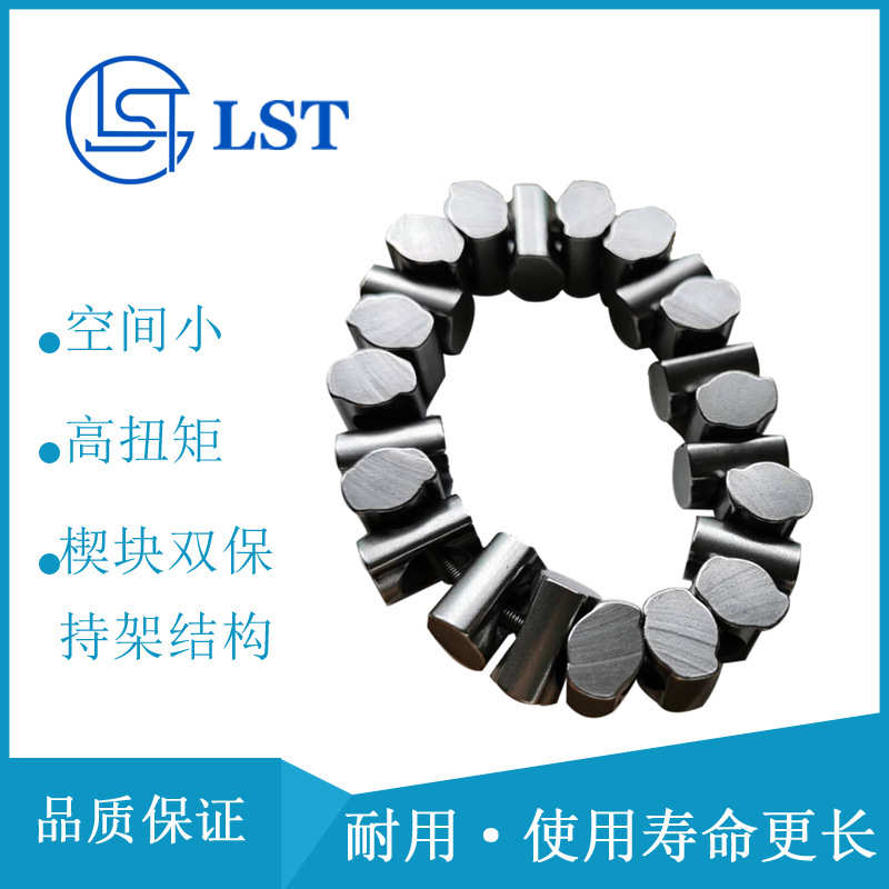 厂家直销瑞班带孔楔块式离合器 可调节长短楔块式单向离合器