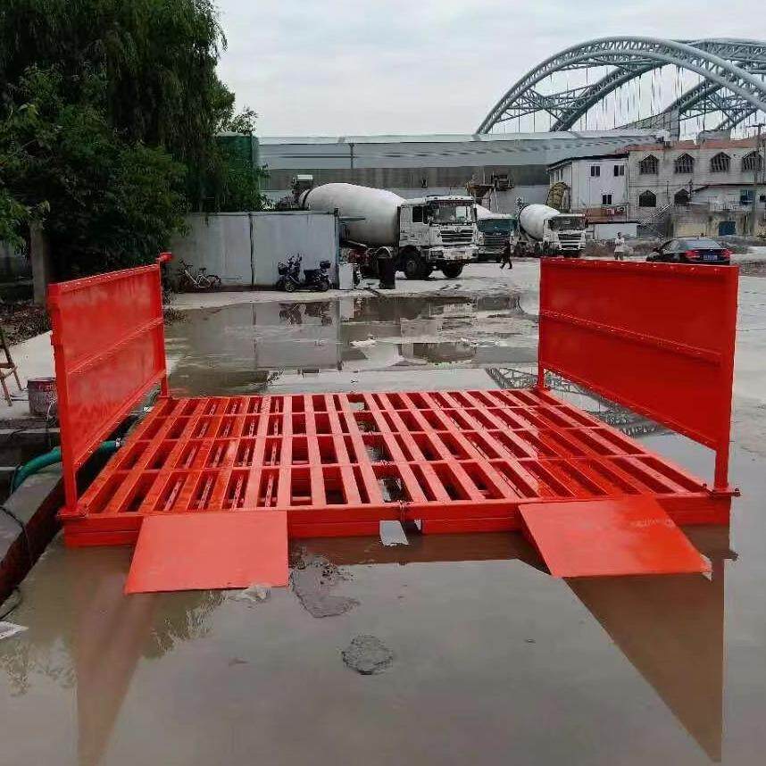 厂家供应建筑工地自动洗车机高压大型平板洗轮机车辆冲洗装置设备