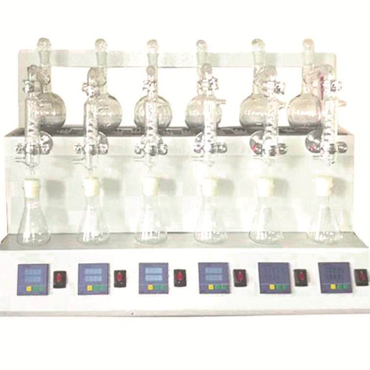 硫化物酸化蒸馏仪ZY-ZL-08S水质硫化物检测实验室蒸馏仪