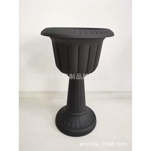外贸出口工厂供应KD2992大小号高脚塑料花盆容器婚庆装饰路引盆