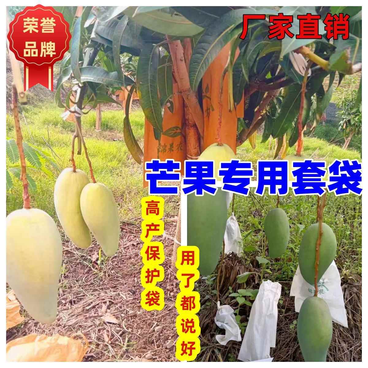 芒果专用套袋防虫防晒水果袋子保护袋加厚金煌芒白色芒果袋子防水